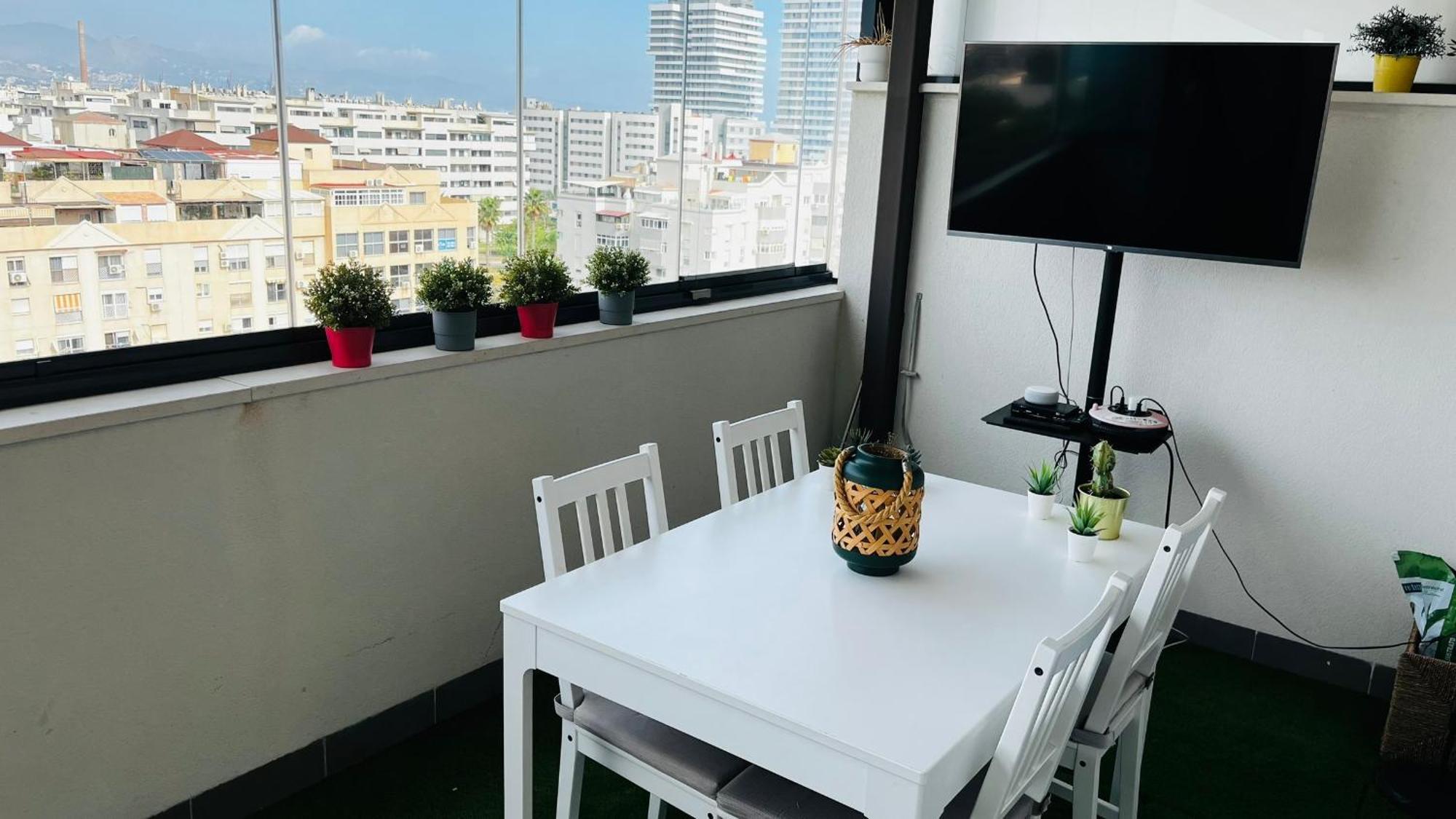 マラガAtico Con Piscina Y Vistas Al Mar Habitat Litoralアパートメント エクステリア 写真